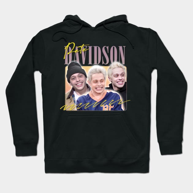 Pete Davidson // Retro Aesthetic  Design Hoodie by DankFutura